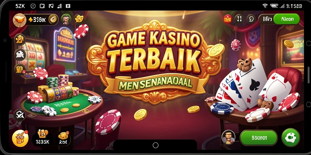 Tampilan gameplay menarik dari 5ZK dengan berbagai pilihan permainan Casino.