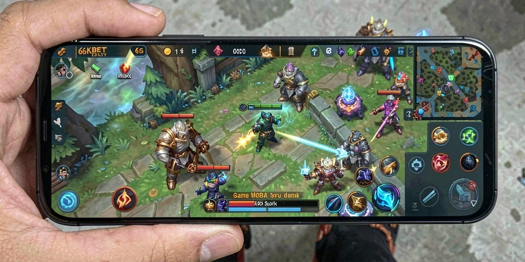 Tampilan gameplay 66KBET yang mendebarkan dan penuh strategi.