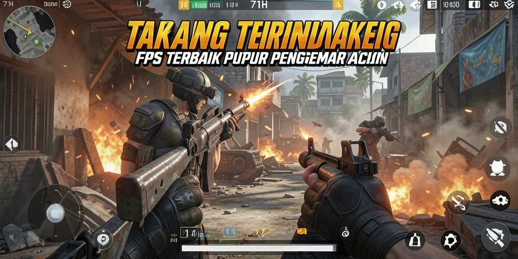 Screenshot gameplay 71H menampilkan aksi tembak-menembak yang mendebarkan.