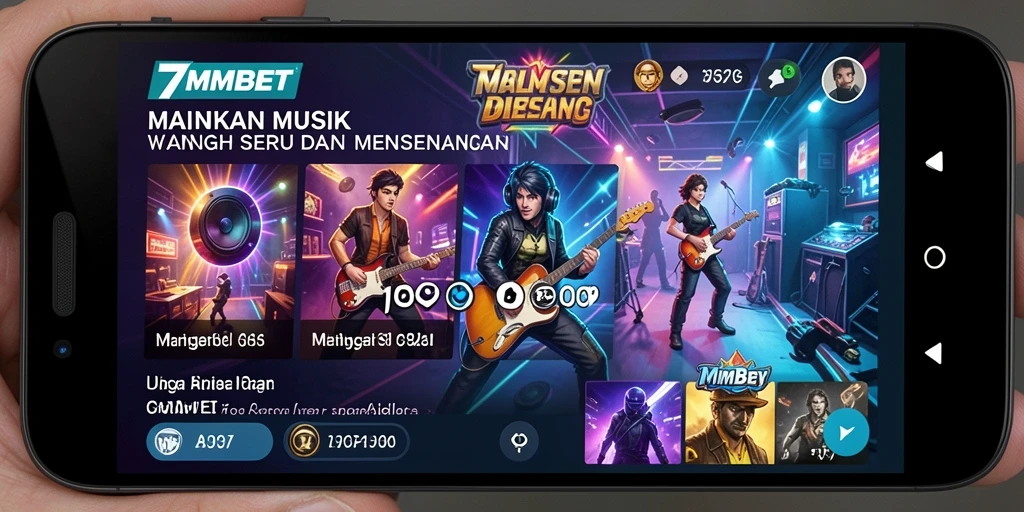 Tampilan gameplay seru di aplikasi 7MMBET yang interaktif.