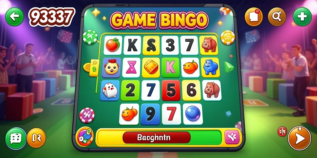 Tampilan gameplay seru dari permainan Bingo 93337.