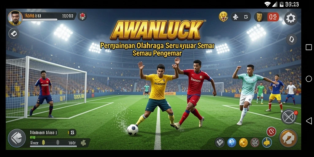 Tampilan gameplay seru dan menantang dari AWANLUCK.