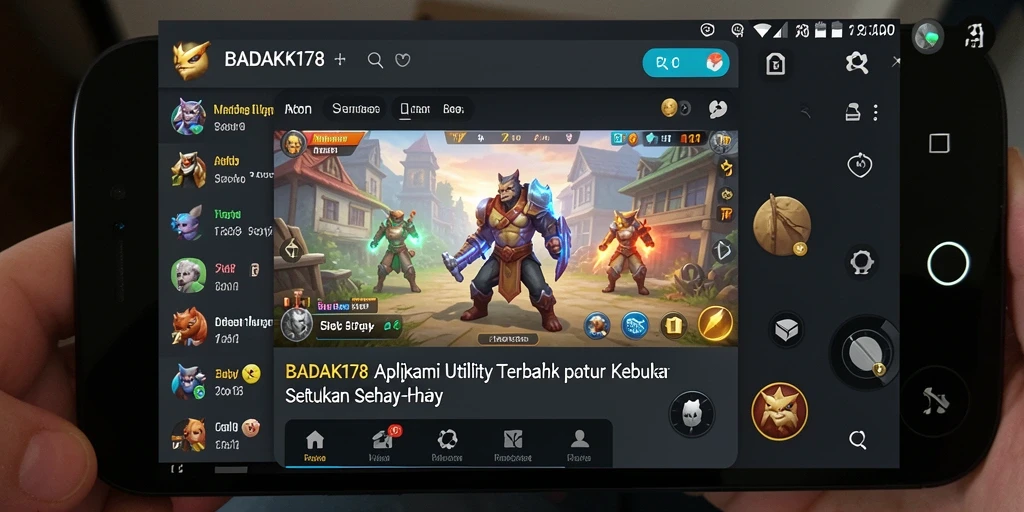 Tampilan screenshot utama BADAK178 menunjukkan antarmuka aplikasi yang bersih dan fungsional.