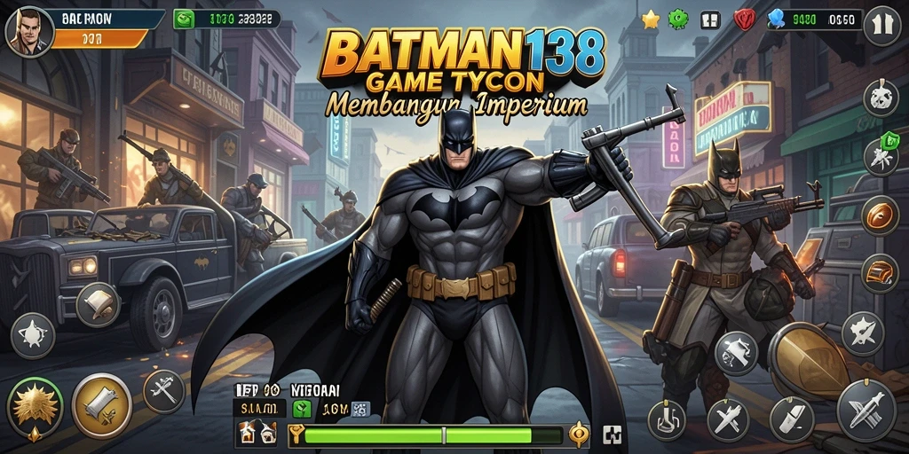 Tangkapan layar gameplay BATMAN138 menampilkan saat membangun kekaisaran bisnis.