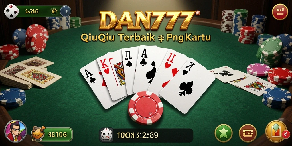 Tangkapan layar gameplay QiuQiu di DAN777 yang seru dan menegangkan.