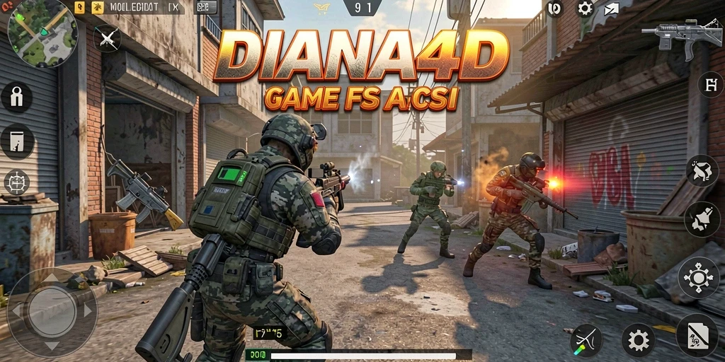Tangkap momen seru dalam gameplay FPS di DIANA4D.