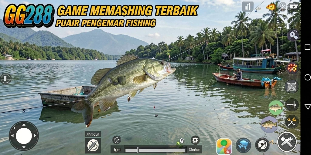 Tangkapan besar di gameplay GG288, nikmati pengalaman memancing yang seru.