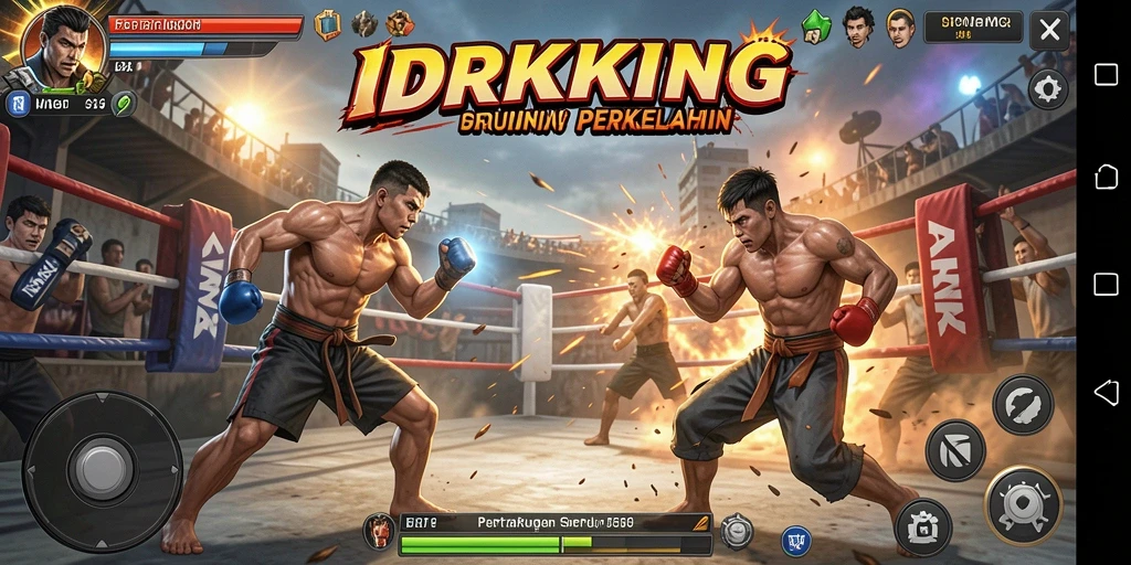 Tampilan gameplay <strong>IDRKING</strong> yang menegangkan dan penuh aksi.