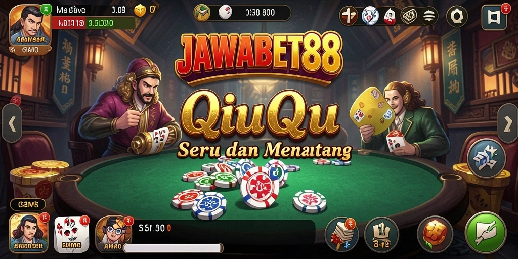 Tampilan gameplay menarik di JAWABET88 QiuQiu.