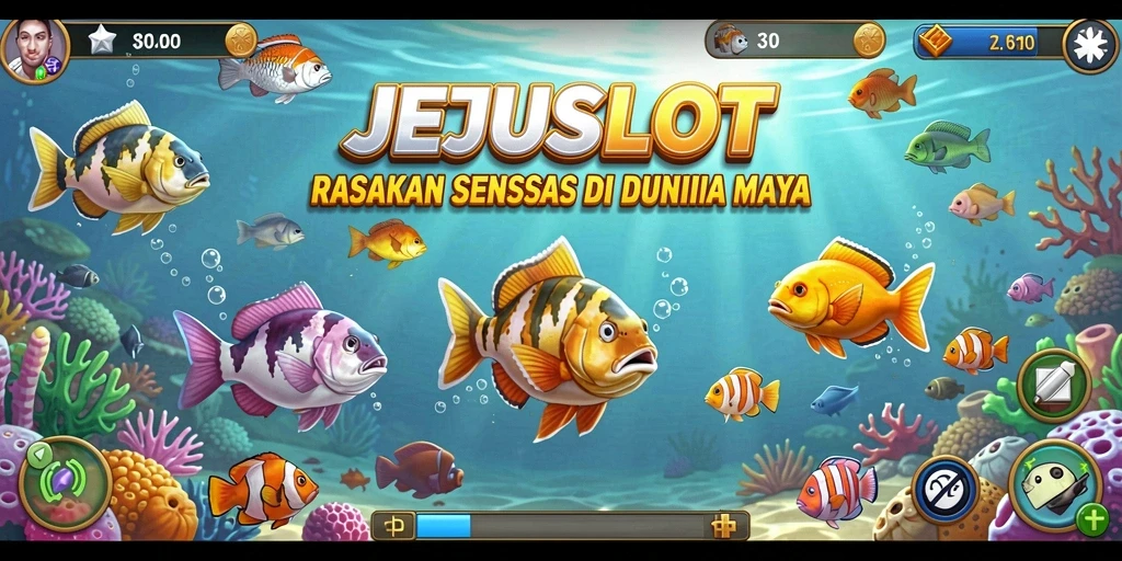 Screenshot gameplay <strong>JEJUSLOT</strong> menampilkan pengalaman memancing yang seru dan menegangkan.