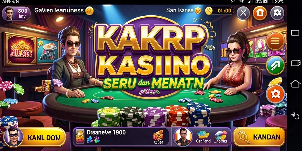 Gameplay seru KAKRP dalam permainan Kasino yang mendebarkan.