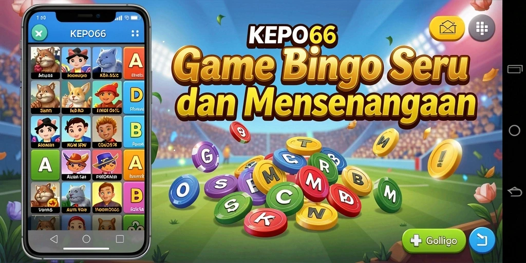 Tampilan gameplay seru dalam KEPO66 Bingo.