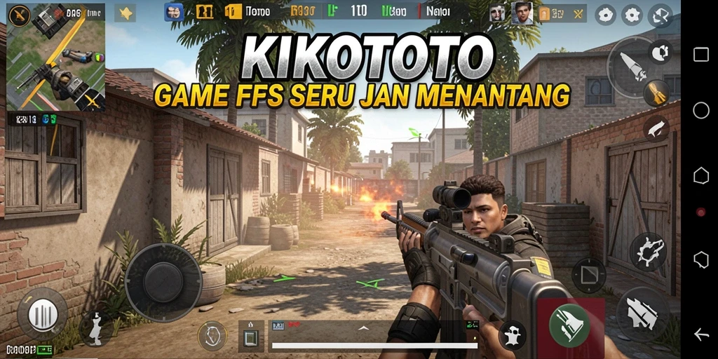 Screenshot gameplay KIKOTOTO yang menampilkan aksi seru dalam FPS.