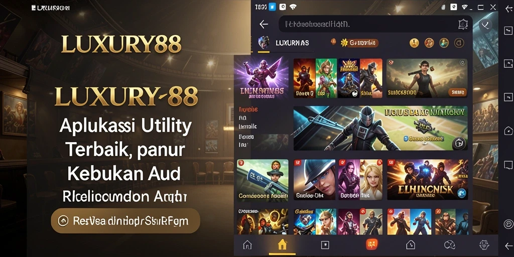 Tampilan antarmuka LUXURY88 yang intuitif dan mudah digunakan.