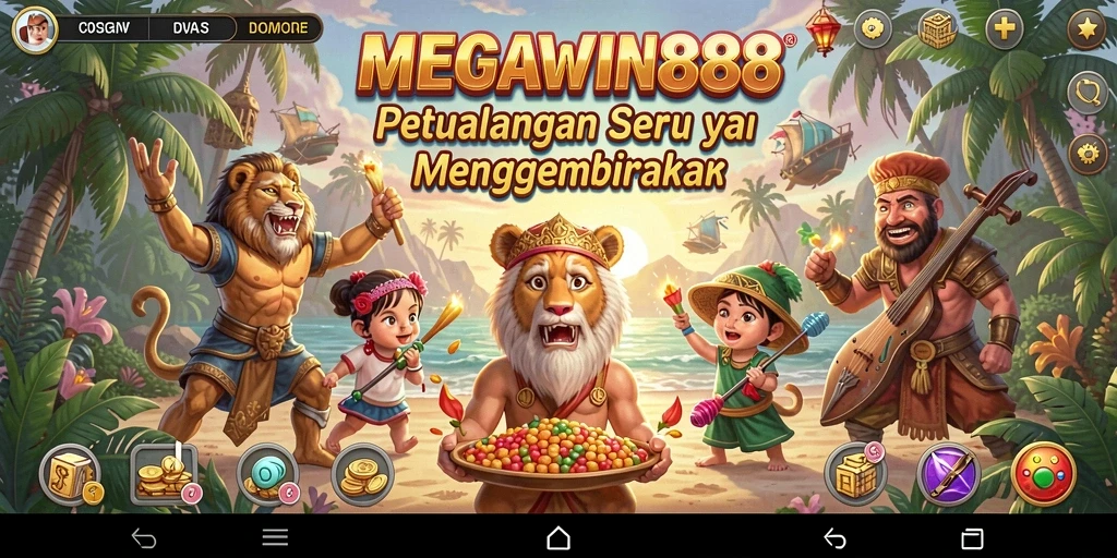 Sebuah tampilan menakjubkan dari gameplay petualangan MEGAWIN888.
