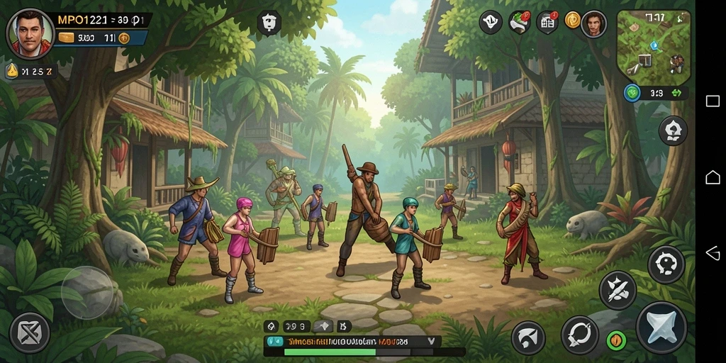 Gameplay MPO1221 yang menarik dan penuh warna dalam simulasi kehidupan.