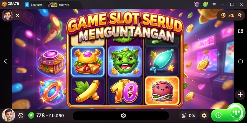 Tampilan gameplay ORA78 saat bermain Slot yang seru.
