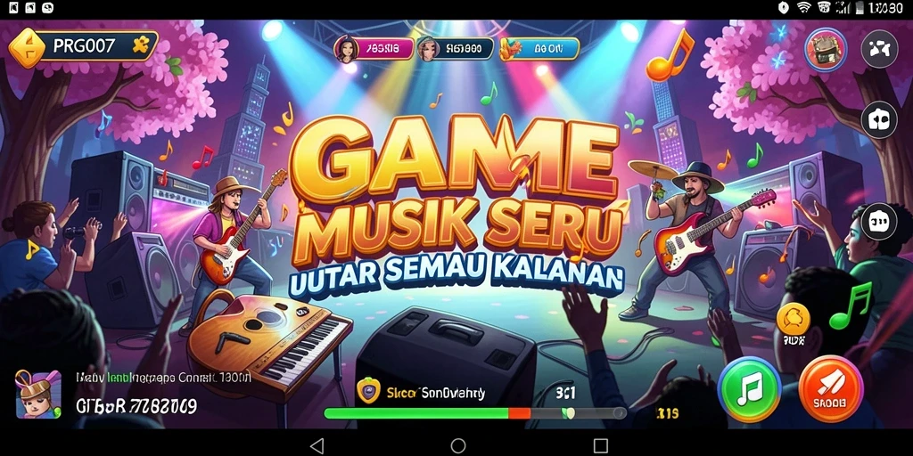 Tampilan gameplay PRG007 yang interaktif dan penuh warna.