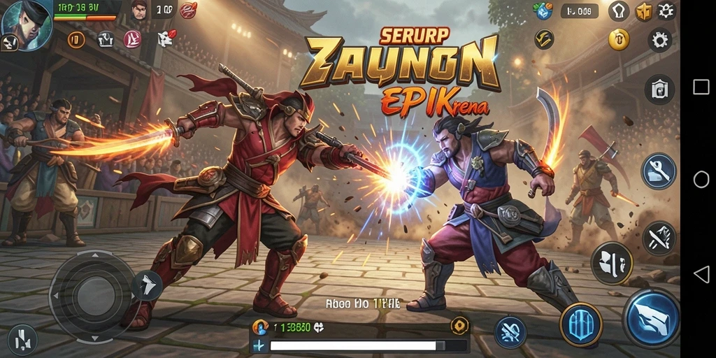 Tangkapan layar dari gameplay SERURP yang intens dan mendebarkan.