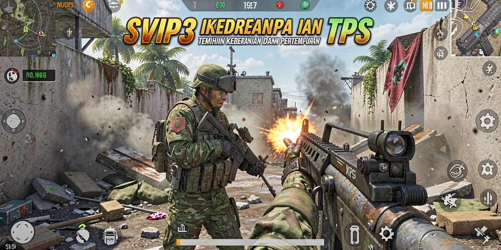 Tampilan gameplay seru dari SVIP3 dengan aksi penuh adrenalin.