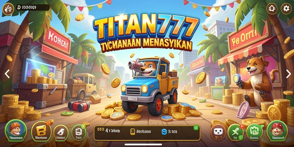 Screenshot gameplay TITAN777 dengan visual menawan.