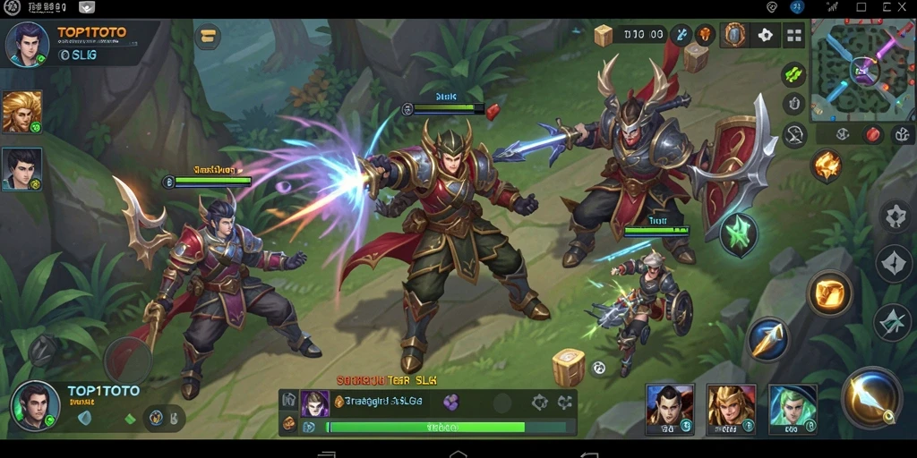 Gameplay seru dengan pertempuran dan strategi yang mendebarkan.