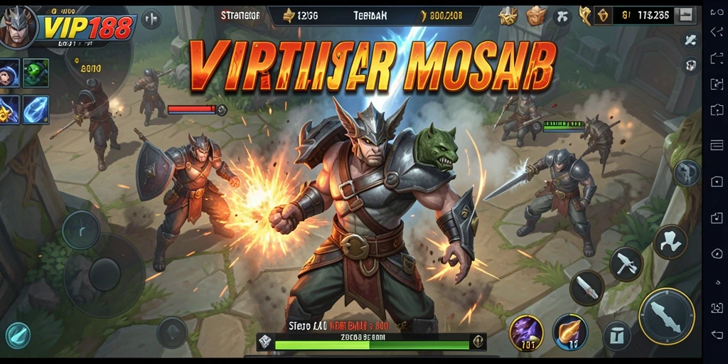 Gameplay intens dalam dunia strategi yang menegangkan.
