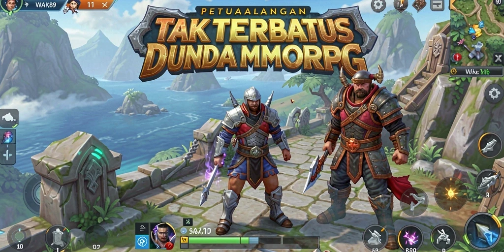 Tampilan gameplay WAK89 yang seru dan mendebarkan di dunia MMORPG.