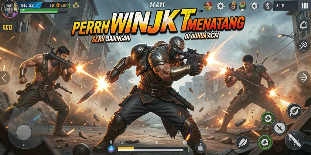 Gameplay WINJKT yang seru dan penuh aksi.